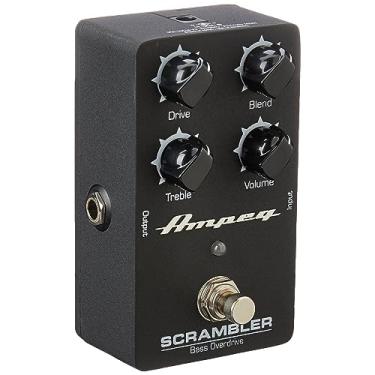 Imagem de Ampeg Pedal Overdrive Scrambler | para Baixo, Analógico, True Bypass, Controles Drive Treble Blend Volume, Timbre Vintage, 9V