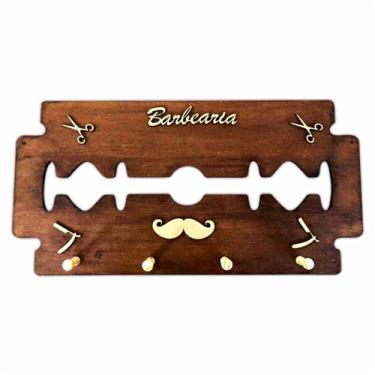 Imagem de Cabide Lâmina Barbeiro Profissional Personalizado Barbershop