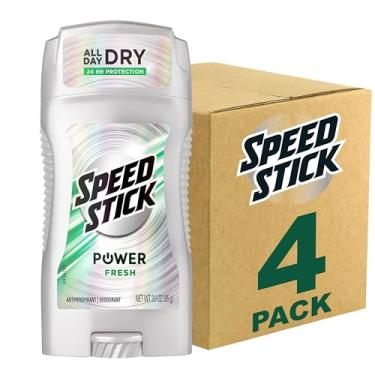 Imagem de Speed Stick Desodorante masculino, fresco, 85 g, pacote com 4