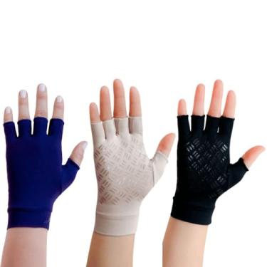 Imagem de Luva de Proteção Solar Curta FPU 50+ (Bege, P)