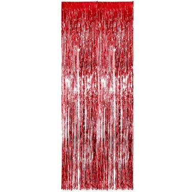 Imagem de Cortinas Metalizadas Decoraçao Enfeite Comemoraçao Festa