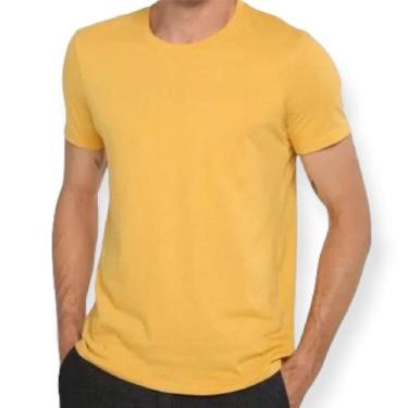 Imagem de Camiseta Manga Curta Básica Masculina Hering Amarelo
