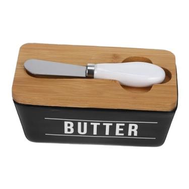 Imagem de Ciieeo 1 Conjunto caixa de manteiga manteigueira grande porta manteiga coberto fatiador de queijo porta manteiga para cortador e guardião de fatiador de manteiga Aço inoxidável