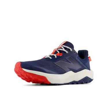 Imagem de New Balance Tênis de corrida masculino Dynasoft Nitrel V6 Trail, Nb azul marinho/Neo Flame/sal marinho, 9.5 Wide