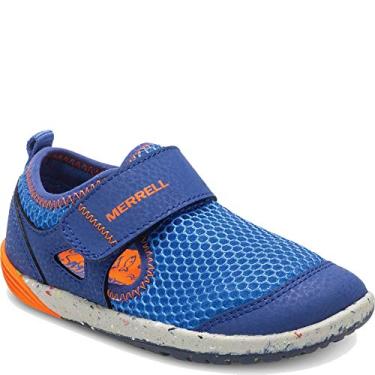 Imagem de Merrell Bare Steps H2O Tênis infantil azul/laranja, Azul/laranja, 23 BR