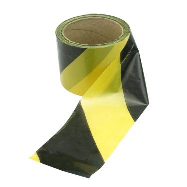 Imagem de Fita Sinalizaçao 100 Metros Segurança Zebrada Isolamento Demarcaçao Area Isolada Proteçao