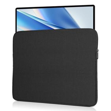 Imagem de Ctemnpho Bolsa de armazenamento para laptop de 18,5 polegadas, bolsa de armazenamento para computador portátil com zíper de bolso para monitor de 18,5 polegadas, laptop, notebook, jogos, tela