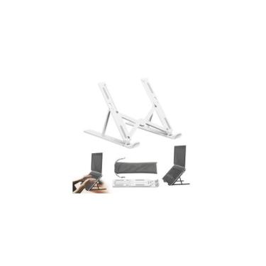 Imagem de Suporte Alumínio Ergonômico Dobrável Para Notebook Escritório 33000 - 