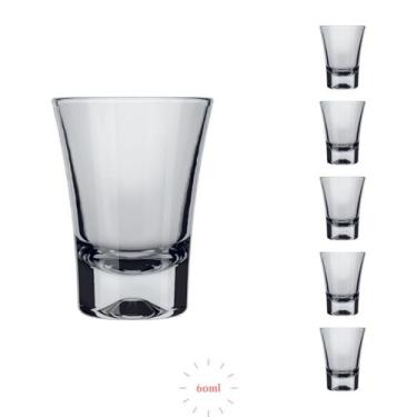 Imagem de Jogo 6 Copos 60ml Ole Dose Redondo Tequila Whisky Vidro - no brand