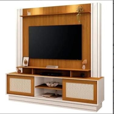 Imagem de Estante Antares Home para TV até 55 Polegadas 2 Portas EDN Off White C