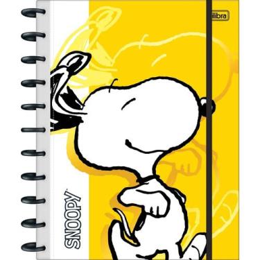 Imagem de Caderno Tilidisco Capa Dura Universitário 10 Matérias Snoopy 160 Folha