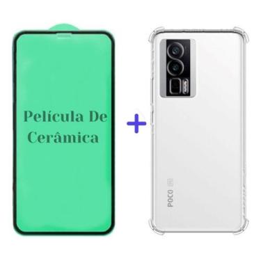 Imagem de Capa + Película Cerâmica Xiaomi Poco F5 Pro - Proteção Slim - Pop Shop