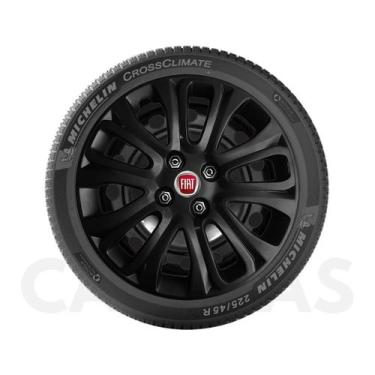 Imagem de 1x Calota Fiat Punto Palio Siena Idea Aro 15 Preto 229cp - Grid