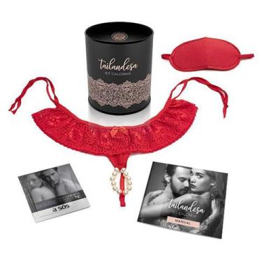 Imagem de Kit Calcinha Tailandesa - ASOS, Unico, Vermelho