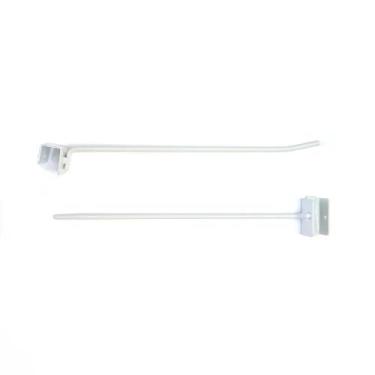 Imagem de Gancheira Simples Amapa Lx 30 cm Branco Kit 50 - Amapá