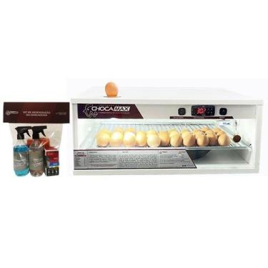 Imagem de Chocadeira  60 A 70 Ovos Automática Digital + Kit de Higienização 110V