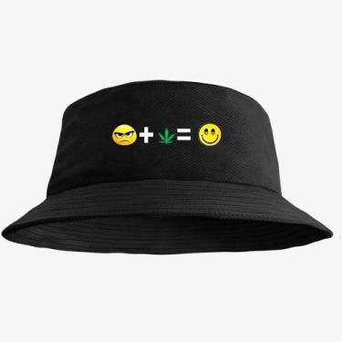 Imagem de Boné Chapéu Bucket Hat Estampado Emoji - MP Moda Masculina, Único, Pre