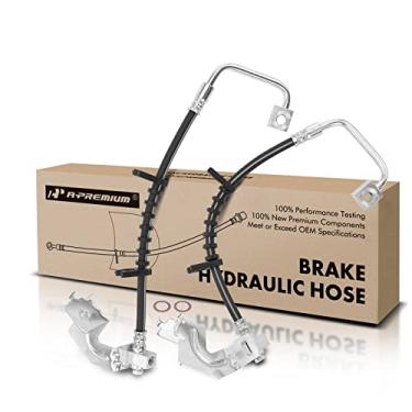 Imagem de A-Premium Mangueira hidráulica de freio externo traseiro compatível com os modelos Dodge, Chrysler e Volkswagen - Grand Caravan 2008-2011, Town & Country 2008-2011, Routan 2009-2011 - Substituição #