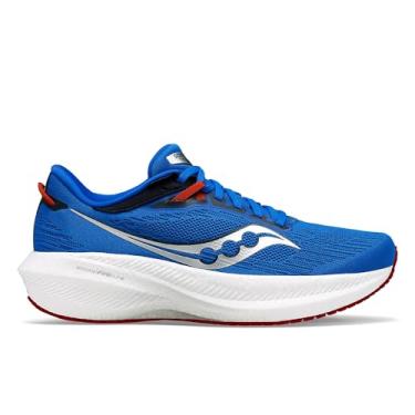 Imagem de Saucony Tênis masculino Triumph 21, Cobalto/prata, 38