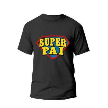 Imagem de Camiseta Algodão Malha Premium Super Pai Dia Dos Pais Homenagem - Lauh