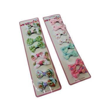 Imagem de 32 Mini Laços fita c/ Presilha Estampas sortidas Infantil - Lynx produ