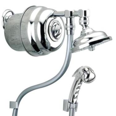 Imagem de Ducha Clássica Cromada com Desviador 220 Volts - AQ097 - cardal, Cinza