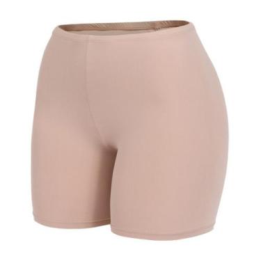 Imagem de Kit 3 Short Segunda Pele Longo Feminino Micro-fibra Poliamida Preto e 