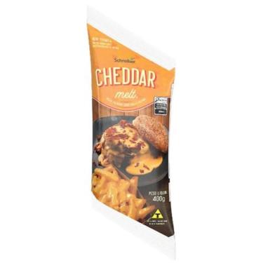 Imagem de Molho Cheddar Melt Queijo Cremoso Schreiber Bisnaga 400g