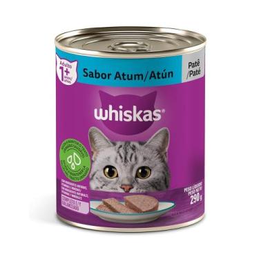 Imagem de Whiskas Lata Patê p/Gatos Adultos Peixe 290g