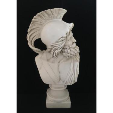 Imagem de Busto Decorativo Soldado Romano Rico Detalhes Formosa - LUXdécor casa 