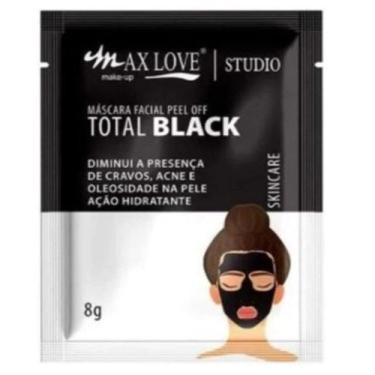Imagem de Máscara Facial Peel Off Max Love 8g, Total Black