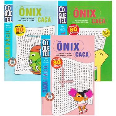 Imagem de Livros De Passatempos Caça Palavras Onix Mais 240 Jogos 432 Páginas Em