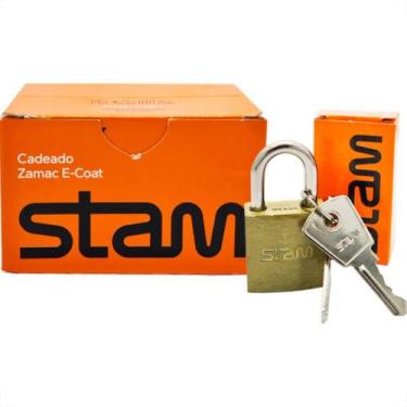 Imagem de Cadeado Stam 20 Zamack - Kit C/10 PC