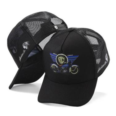 Imagem de Boné Trucker Telinha Harley Davidson Linha Motorcicly Lançamento Envio