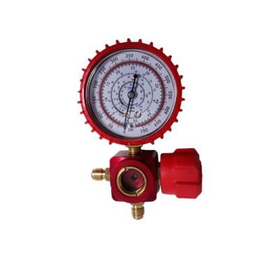 Imagem de Manifold 1 Via Alta R410 R407c R134a R22 Sem Mangueiras - Vulkan Lokri