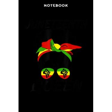 Imagem de Notebook JūnēPrēttÿnth Gōōd Blāck Frēēdōm Īndēpēndēncē Dāÿ JūnēPrēttÿnth Mēmē: 6x9 inch, over 100 pages/Lined Journal,To Do List,Financial,Home Budget,Personal