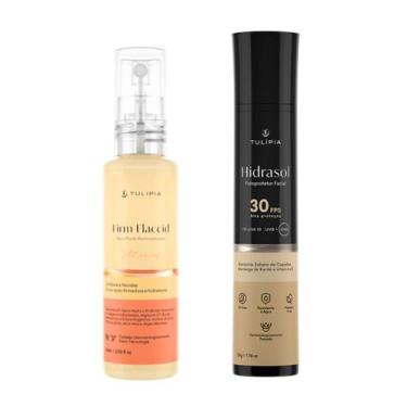 Imagem de Kit Pós Sol Facial e Corporal Protetor Solar FPS30 e Flaccid - Tulipia