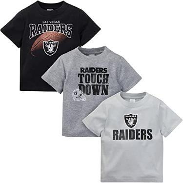 Imagem de Gerber Camiseta unissex Baby NFL 3 unidades de manga curta para fãs do time