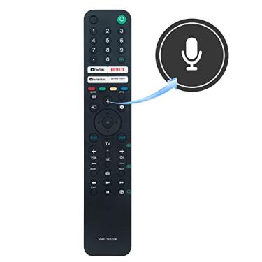 Imagem de AIDITIYMI Controle remoto de voz de substituição RMF-TX520P para Sony Smart Android TV KD-43X80J KD-43X85J KD-50X80J KD-50X85J KD-55X79J KD-55X80J KD-55X85J KD-65X80J KD-65X85J KD-65X85J KD-75X85J 0J