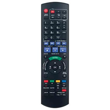 Imagem de N2QAYB000780 N2QAYB000763 Controle remoto substituído adequado para Panasonic AV BD Blu-Ray Disc DVD Player N2QAYB001041 N2QAYB000781 N2QAYB000898 DMR-BWT955GL DMR-PWT420EE B N2QAYY B000757