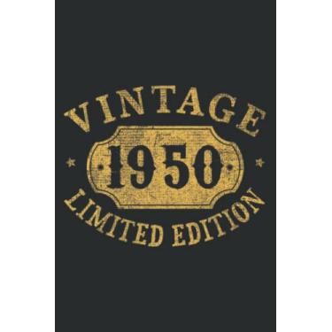 Imagem de 72 Years Old 72Nd Birthday Anniversary Best Limited 1950 Meme: Lined Notebook: 6" x 9", 120 Pages, Lined Journal Notebook Birthday Gift Present.