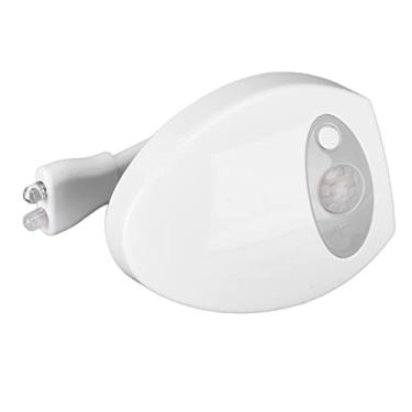 Imagem de Luz de Vaso Sanitário Com Mudança Automática de Cor, Sensor Inteligente, Led Duplo, Textura Cerâmica, Luz para Vaso Sanitário, para Banheiro