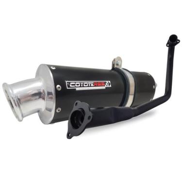 Imagem de Escape / Ponteira Coyote RS3 Aluminio Oval - CG 125 Fan 2009 até 2013 