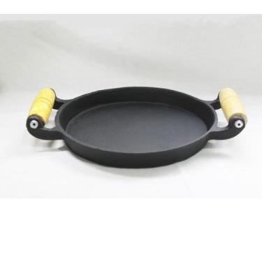 Imagem de Frigideira Chapa De Ferro Fundido Petisco Duas Alças 20Cm - Casa E Jar