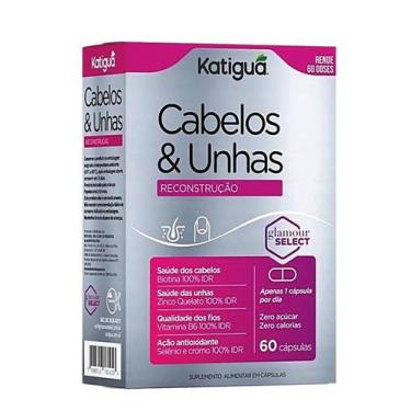 Imagem de Cabelos E Unhas Reconstrução 60 Cápsulas Katigua