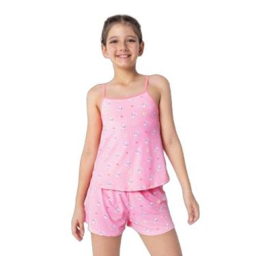 Imagem de Pijama Curto  Microfibra Menina Teen Unicórnio Kawaii - Puket, 10