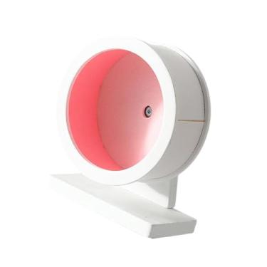 Imagem de IEUDNS 15cm Hamster Silent Running Wheel Play Toy Pets Pequenos Acessórios para gaiola de roda de exercícios para porquinhos -da -índia multifuncionais, Vermelho