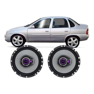 Imagem de Kit Alto Falante Pioneer Dianteira Gm Corsa Classic 100w Par, Preto