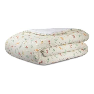 Imagem de Edredom Para Berço Percal 200 Fios 100% Algodão 1 Peça - Dinossauros