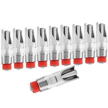 Imagem de Qicfrk Pacote Com 10 Bicos De Bebedouro Para Porcos, Aço Inoxidável, 1/2 Npt, Bebedouro Para Porcos, Bebedouro Automático Para Porcos Com Filtro, Bebedouro Para Porcos, Kit De Barril Para Porcas, Le